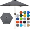 Blissun 7.5 ft Patio Umbrella for Yard Shade and Sun 7ft