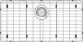 27-9/16 in x 14-9/16 in Sink Grid for Kitchen Sink - Durable