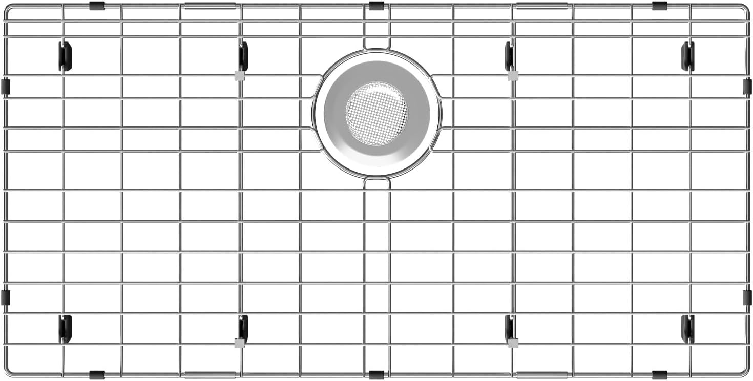 27-9/16in x 14-9/16in Stainless Steel Sink Grid for Kitchen