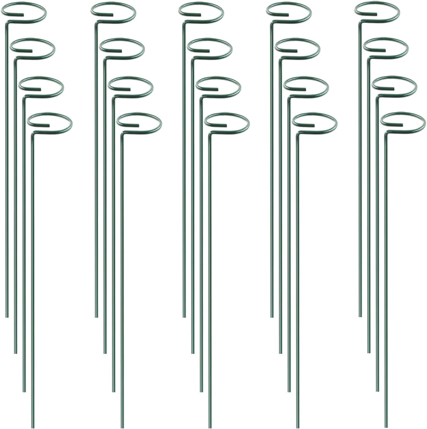 HiGift 20 Pack 24 Inch Plant Support Stakes for Tall Plants