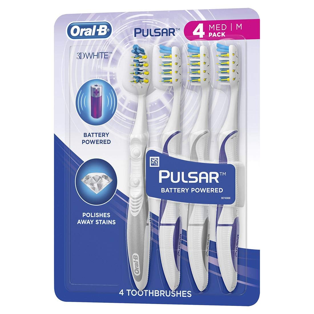 Oral-B Pulsar Vibrating Bristles Toothbrush for Healthy Smiles