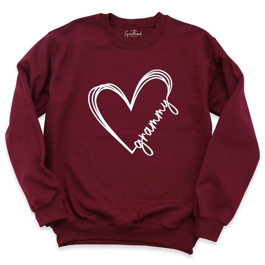 Cozy Grammy Sweatshirt - Handmade Love