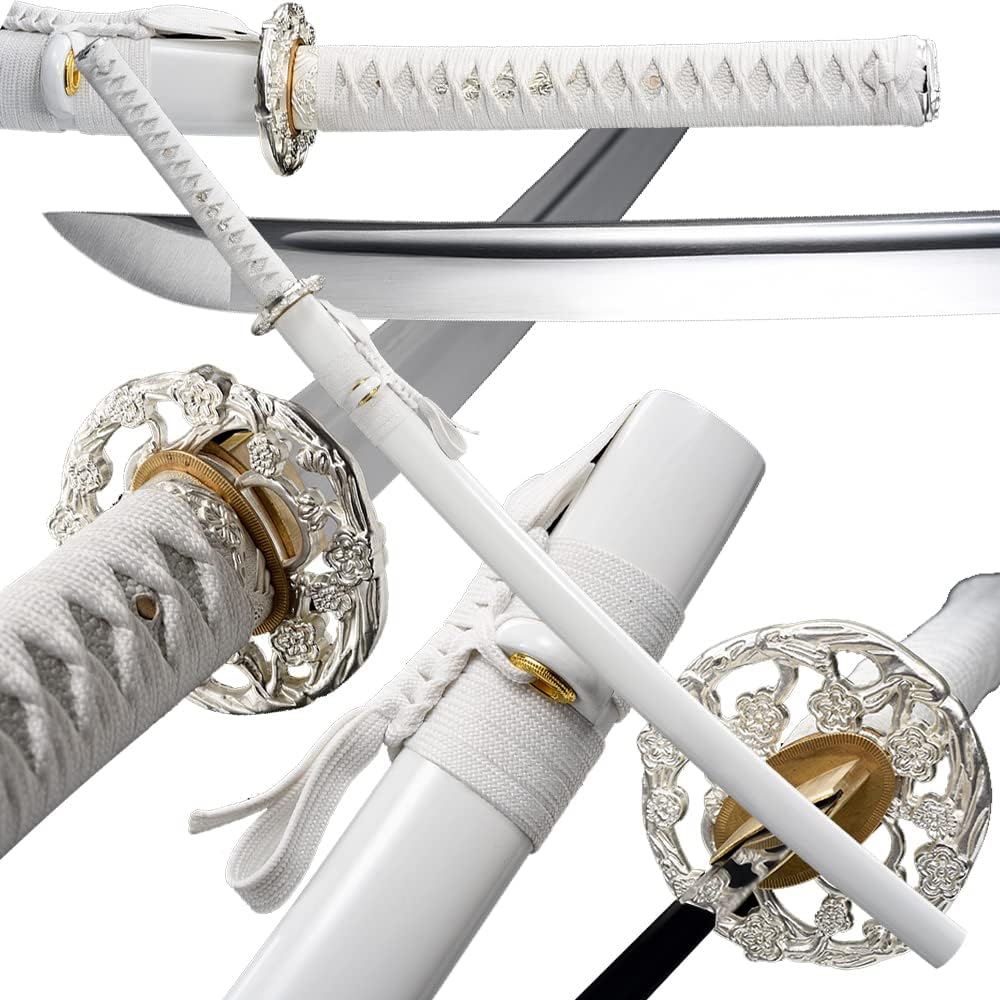 Traditional Heat/Clay Tempered Katana Sword by HMDSWORDS