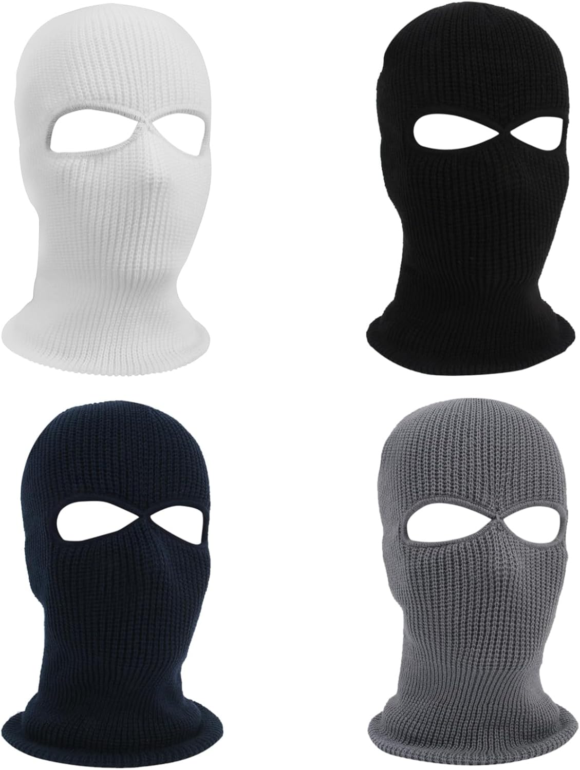 Warm Knit Balaclava Set for Outdoor Sports