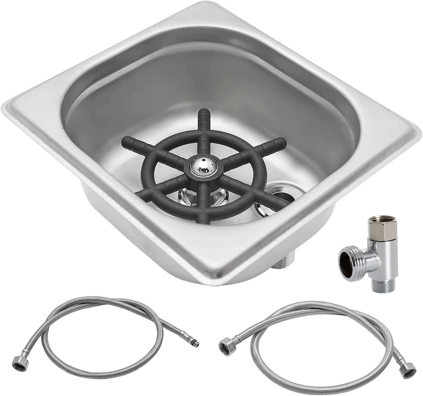 DIBTSA Pitcher Rinser: Automatic Glass Cup Washer for Home