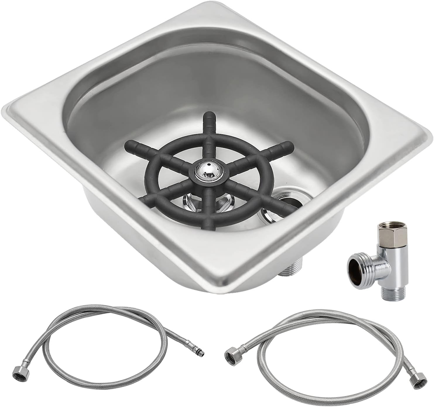 DIBTSA Pitcher Rinser: Automatic Glass Cup Washer for Home
