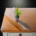 NECAUX 23.6 x 63 in Frosted Table Cover Protector - Heavy Duty Guard