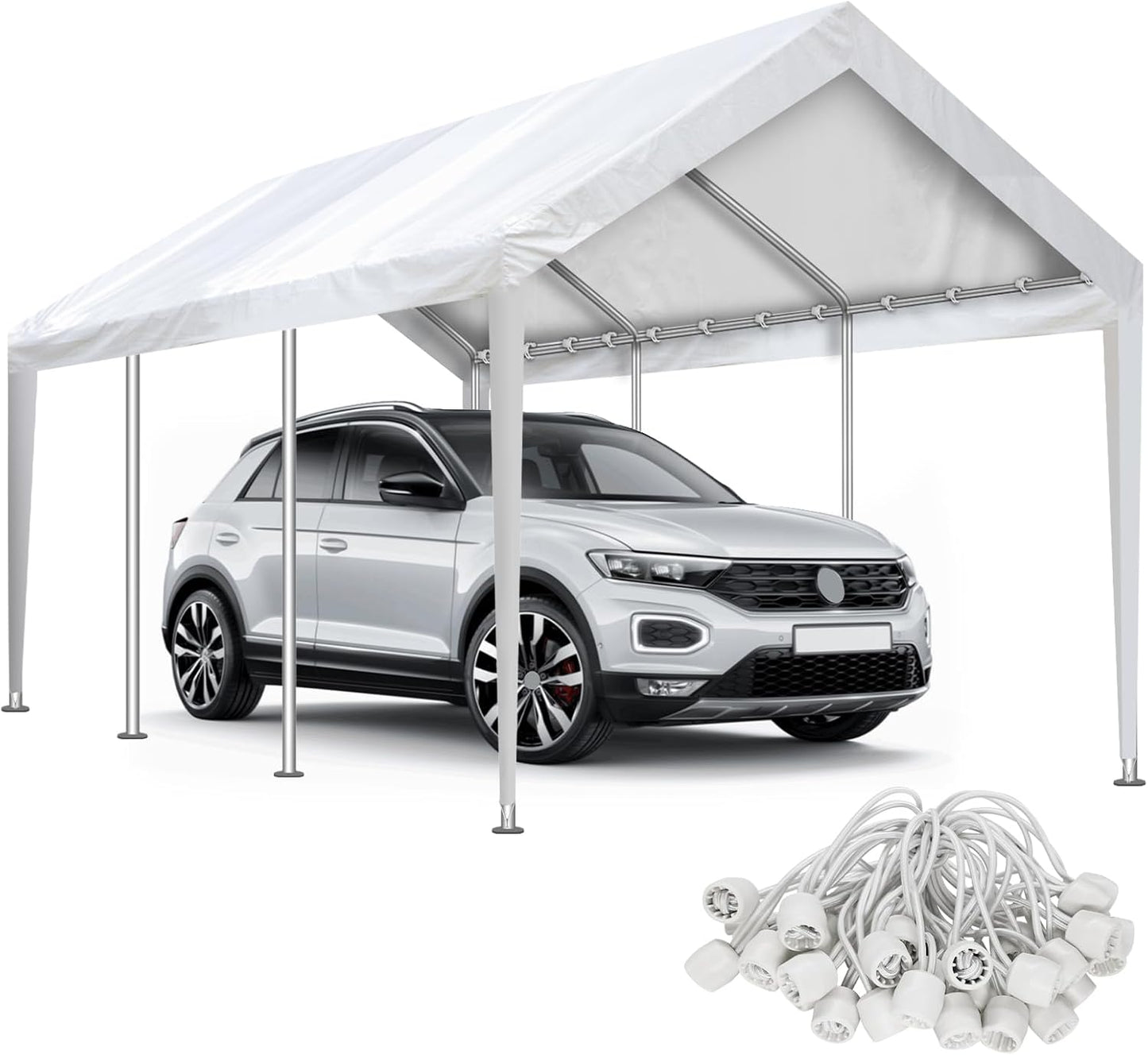 Carport Canopy 10ftx20ft Replacement Cover for All Vehicles