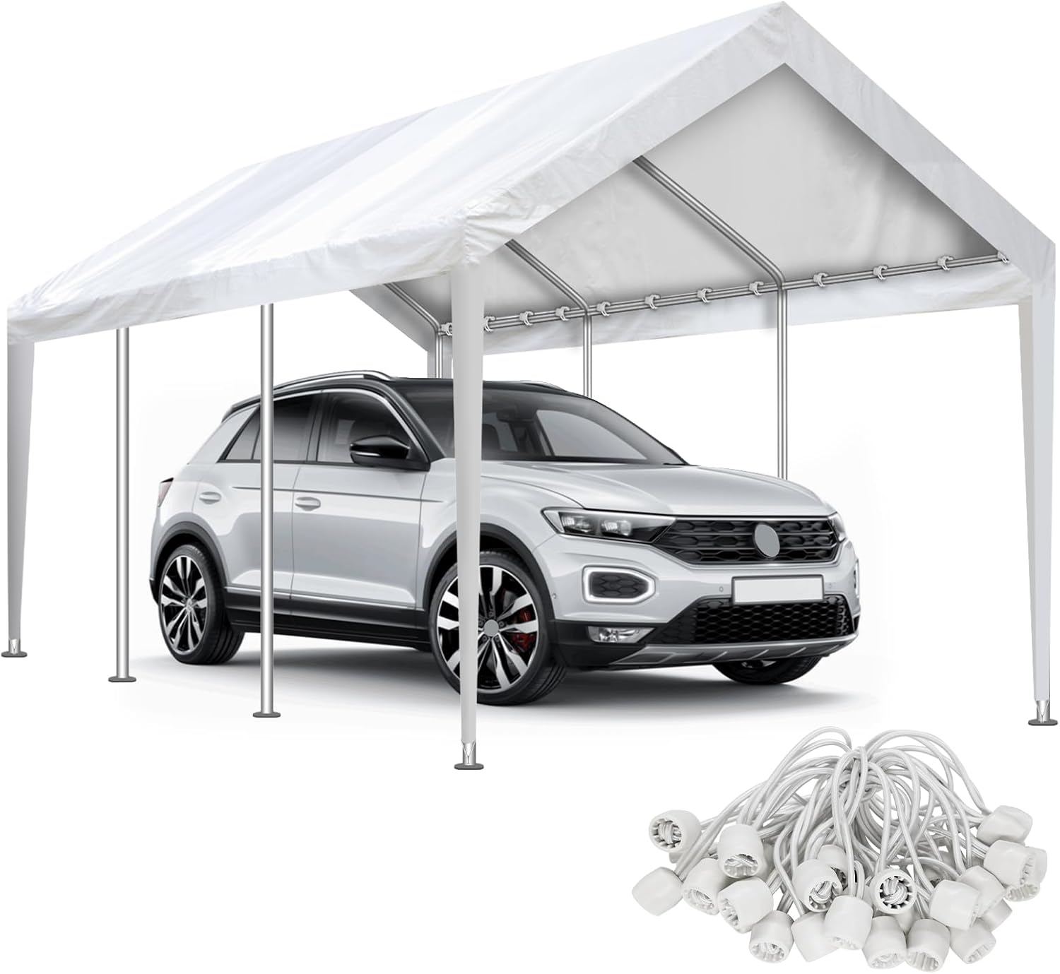 Carport Canopy 10ftx20ft Replacement Cover for All Vehicles