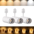 LED Track Lighting Heads Dimmable 24W 5CCT 2700K-5000K - Zoomable Beam