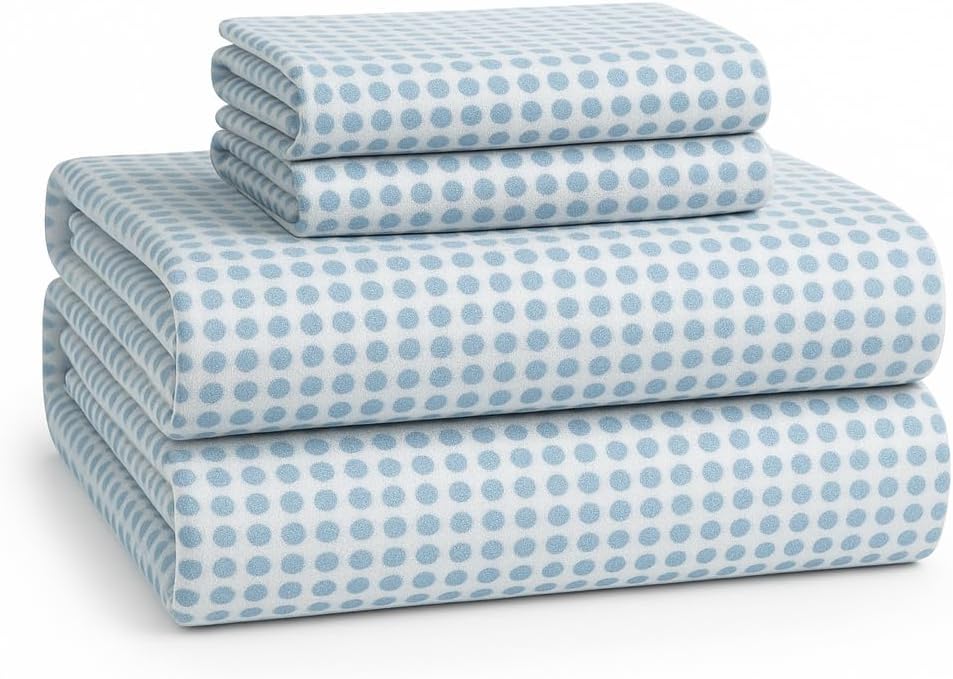 100% Cotton Queen Flannel Sheets Set for Cozy Winter Nights