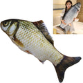 Giant-Simulation Fish Plush Toy 31.5 in - Realistic Carp Pillow