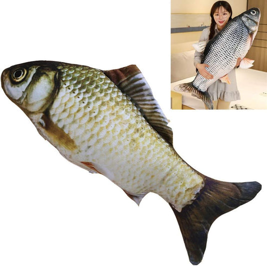 GIANT Fish Plush Toy Pillow - Perfect Home Decor Gift! 