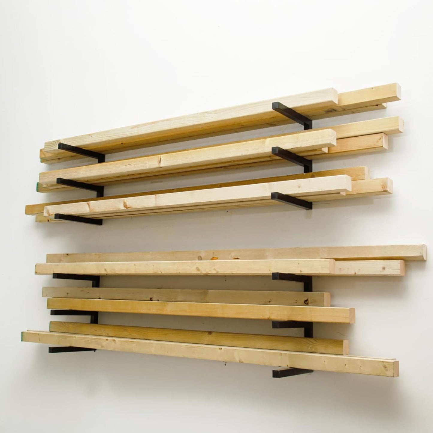 Heavy Duty Lumber Storage Rack Wall Mount for Perfect Organization
