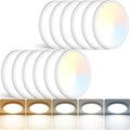 Peasur 12 in LED Ceiling Light - Slim 5-Color Flush Mount
