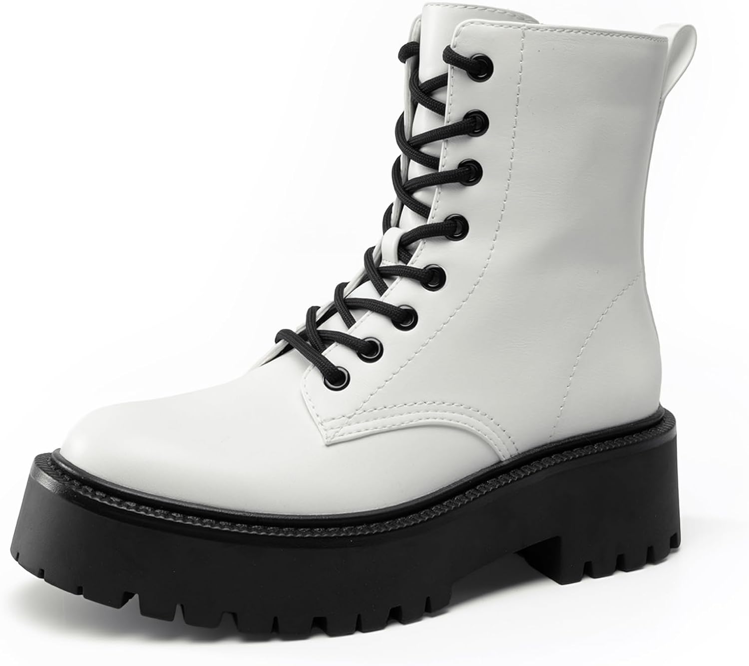 DREAM PAIRS Women's Platform Combat Ankle Boots for Style