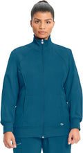 Cherokee Infinity Zip Front Scrub Jacket for Women - Stretch Fit Shoes