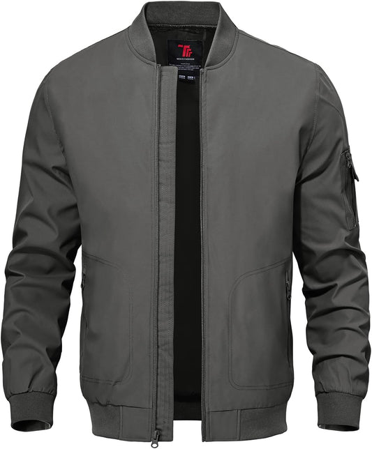 TBMPOY Men's Lightweight Bomber Jackets for Stylish Fall Wear