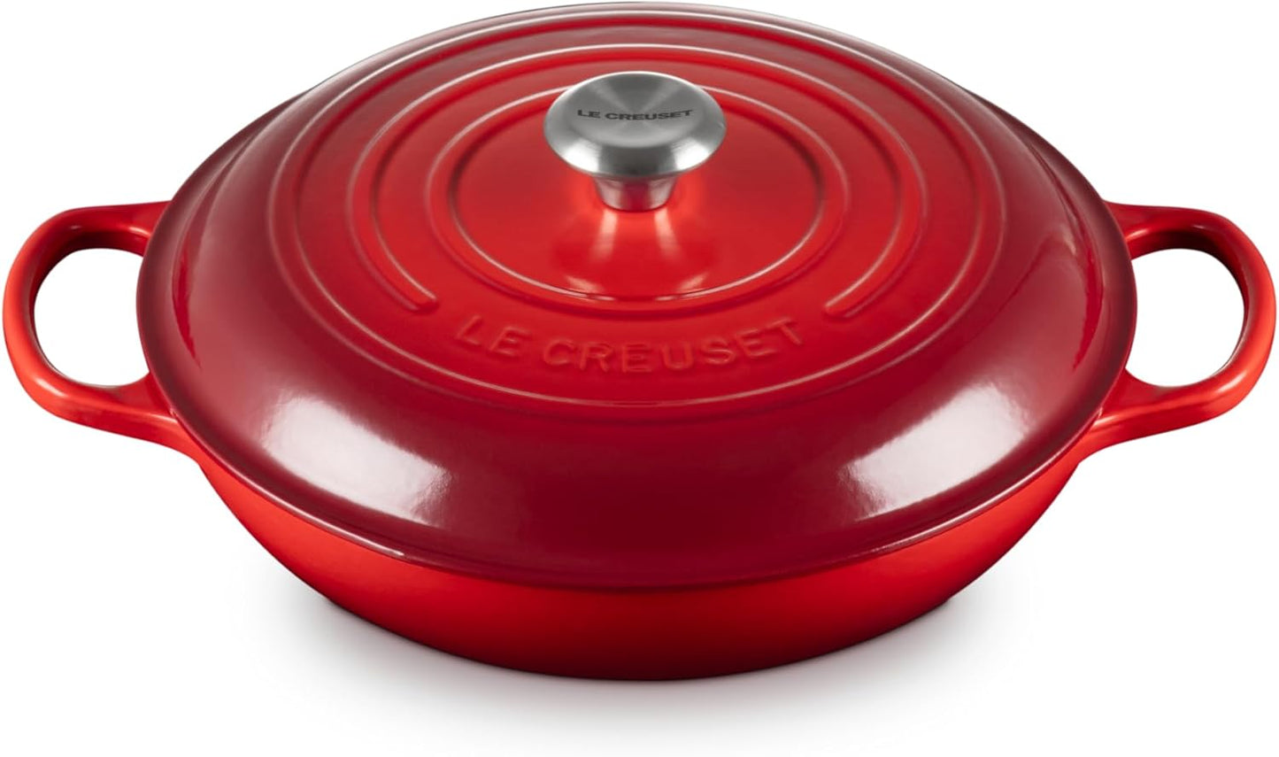 Le Creuset Enameled Cast Iron Signature Braiser for Perfect Meals