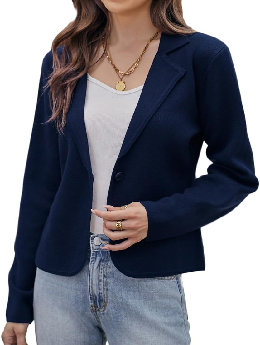 Stylish Women Sweater Blazer for Casual and Work Outfits