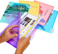 PocketFile Clear Poly Document Folder Set of 100 - Durable