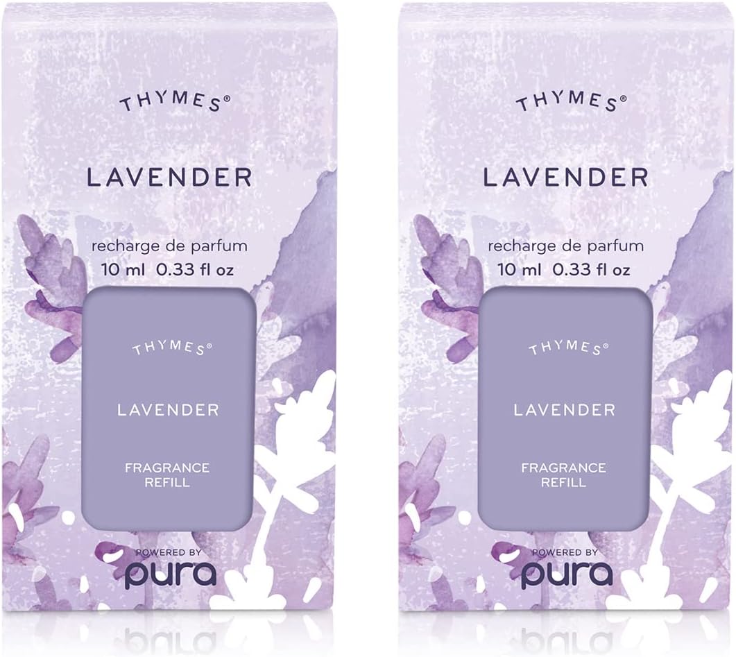 Thymes Lavender Pura Smart Home Diffuser Refills - Pack of 2