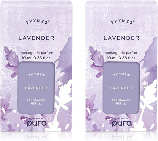 Thymes Lavender Pura Smart Home Diffuser Refills - Pack of 2