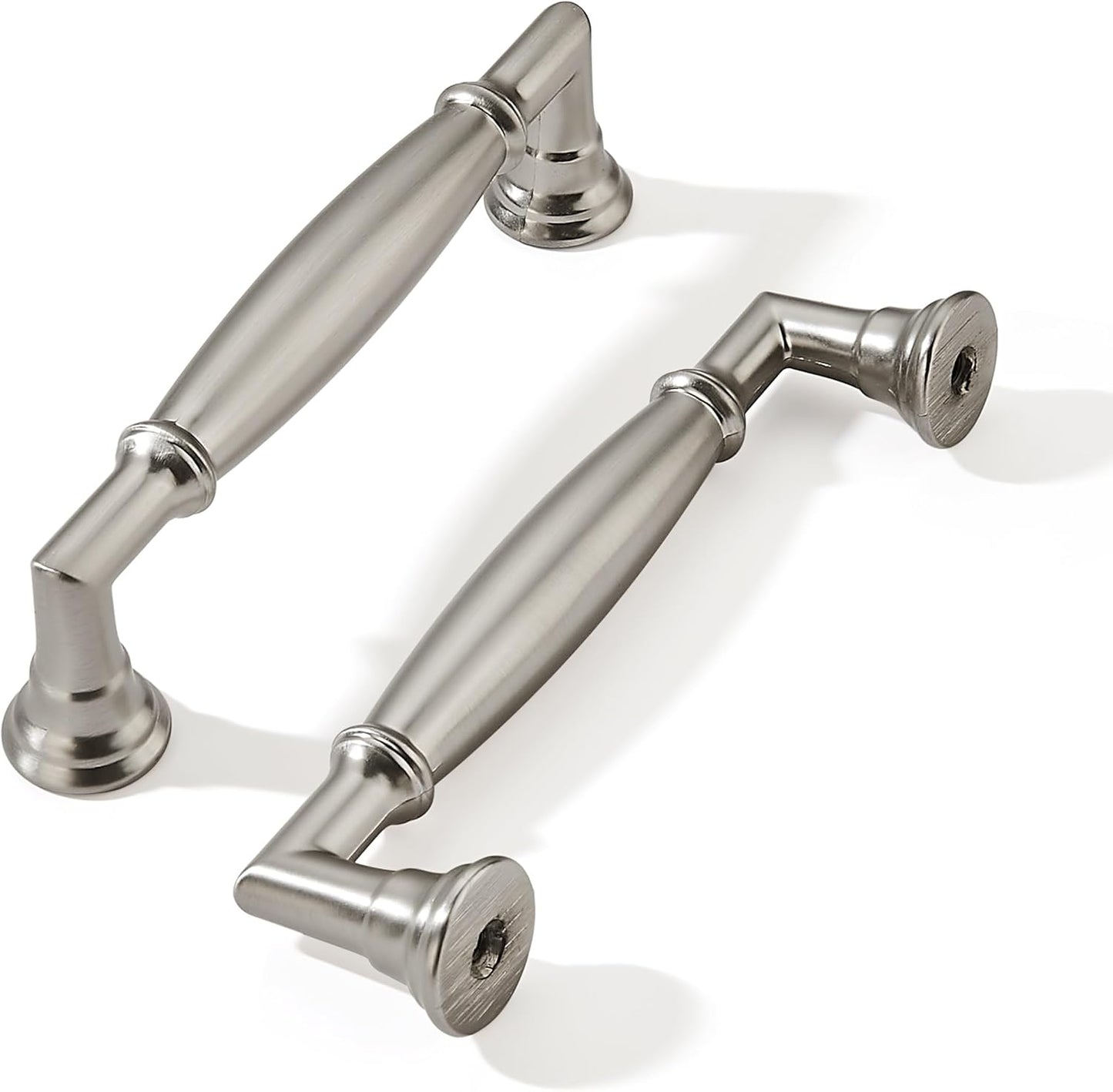 khtumeware 10 Pack 3-3/4 Inch Brushed Satin Nickel Cabinet Pulls