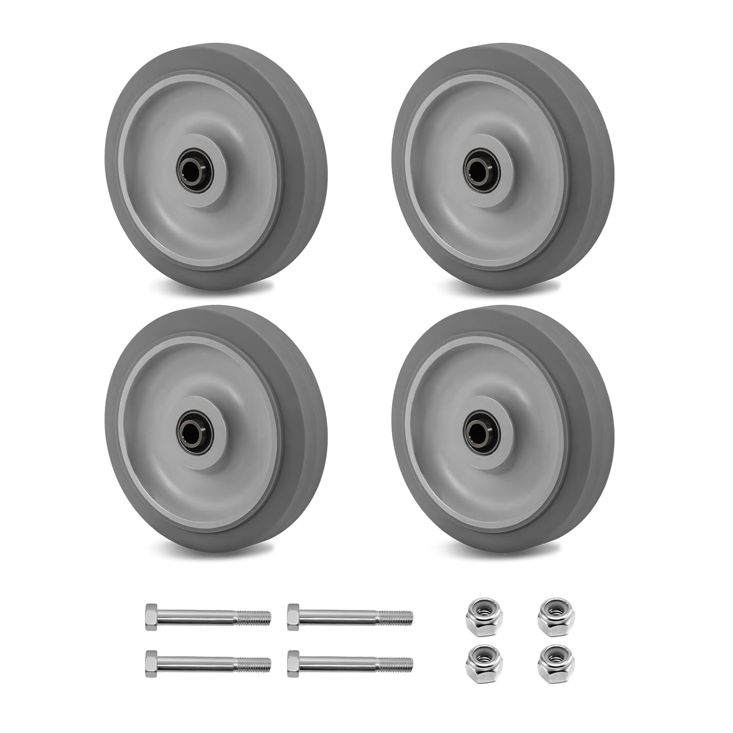 5 Inch Thermoplastic Rubber Caster Wheels for Heavy Duty Use