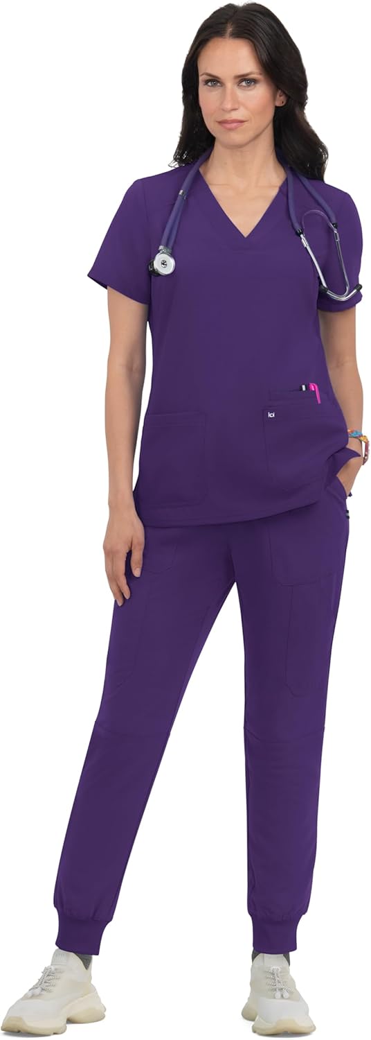 KOI Next Gen Hustle and Heart Women's 3-Pocket Scrub Top Review
