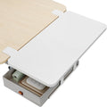 Desk Extender Tray 24 in x 12 in Clamp On Shelf - Extra Workspace