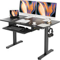Standing Desk with Keyboard Tray 48 in - Electric Adjustable Height