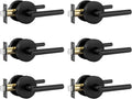 Matte Black Door Handles for Hall and Closet - Heavy Duty Design
