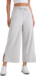 CRZ YOGA Women's Cropped Wide Leg Pants for Ultimate Comfort