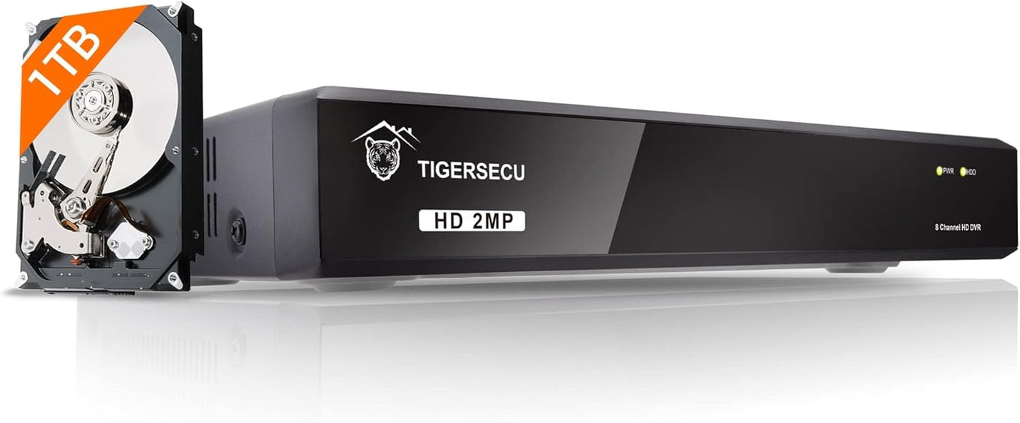TIGERSECU Super HD 1080P 8 Channel DVR Security Recorder Review