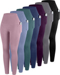 Leggings with Pockets for Women 7-Pack - High Waist Tummy Control 2