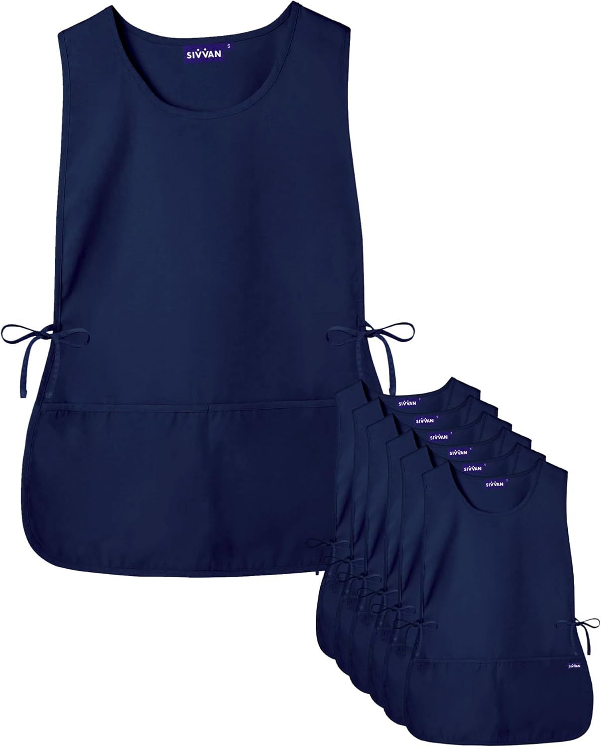 Sivvan Unisex Cobbler Apron 6-Pack for Versatile Use