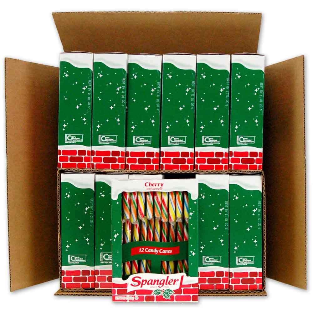 Multi-Colored Cherry Candy Canes for Festive Celebrations