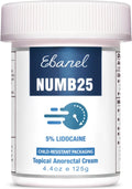 Ebanel 5% Lidocaine Numbing Cream for Pain Relief and Itch
