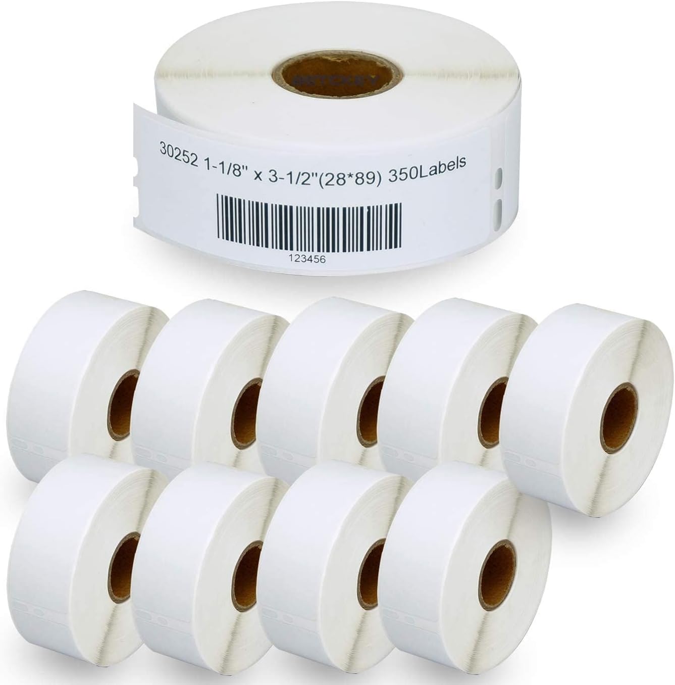 BETCKEY 30252 Address & Barcode Labels - 10 Rolls