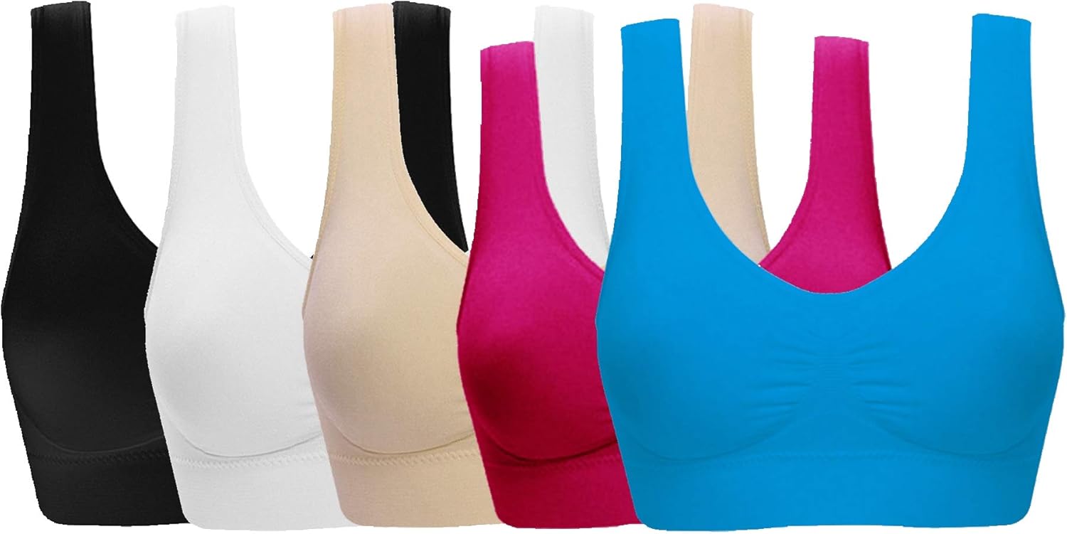 Women's Comfort Workout Sports Bra for Low-Impact Activities