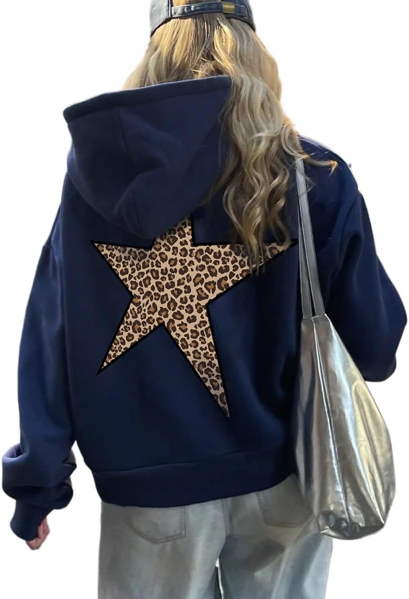 Leopard Print Oversized Hoodie - Streetwear Chic!