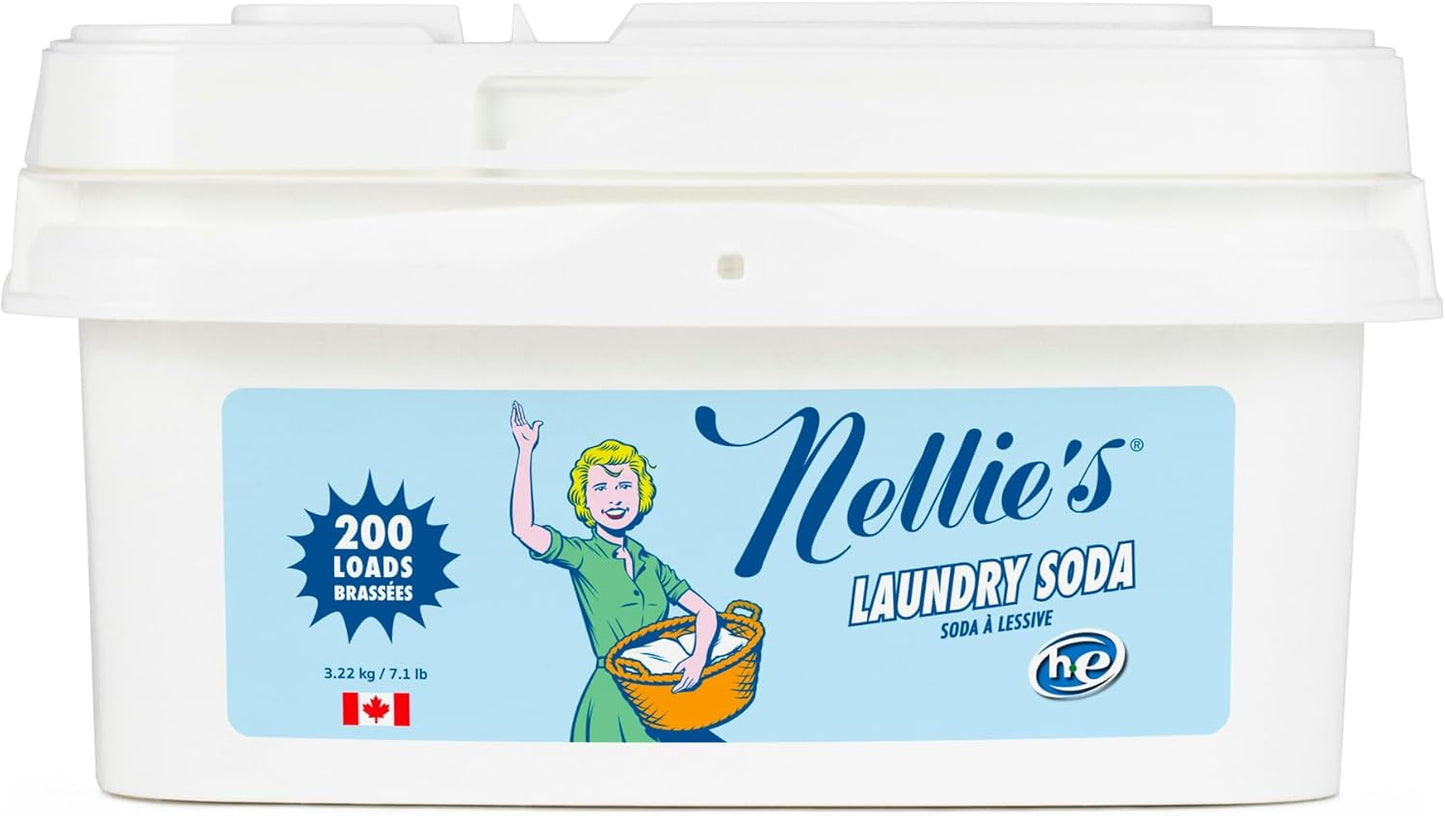 Nellie's Laundry Soda - Concentrated Detergent for 200 Loads