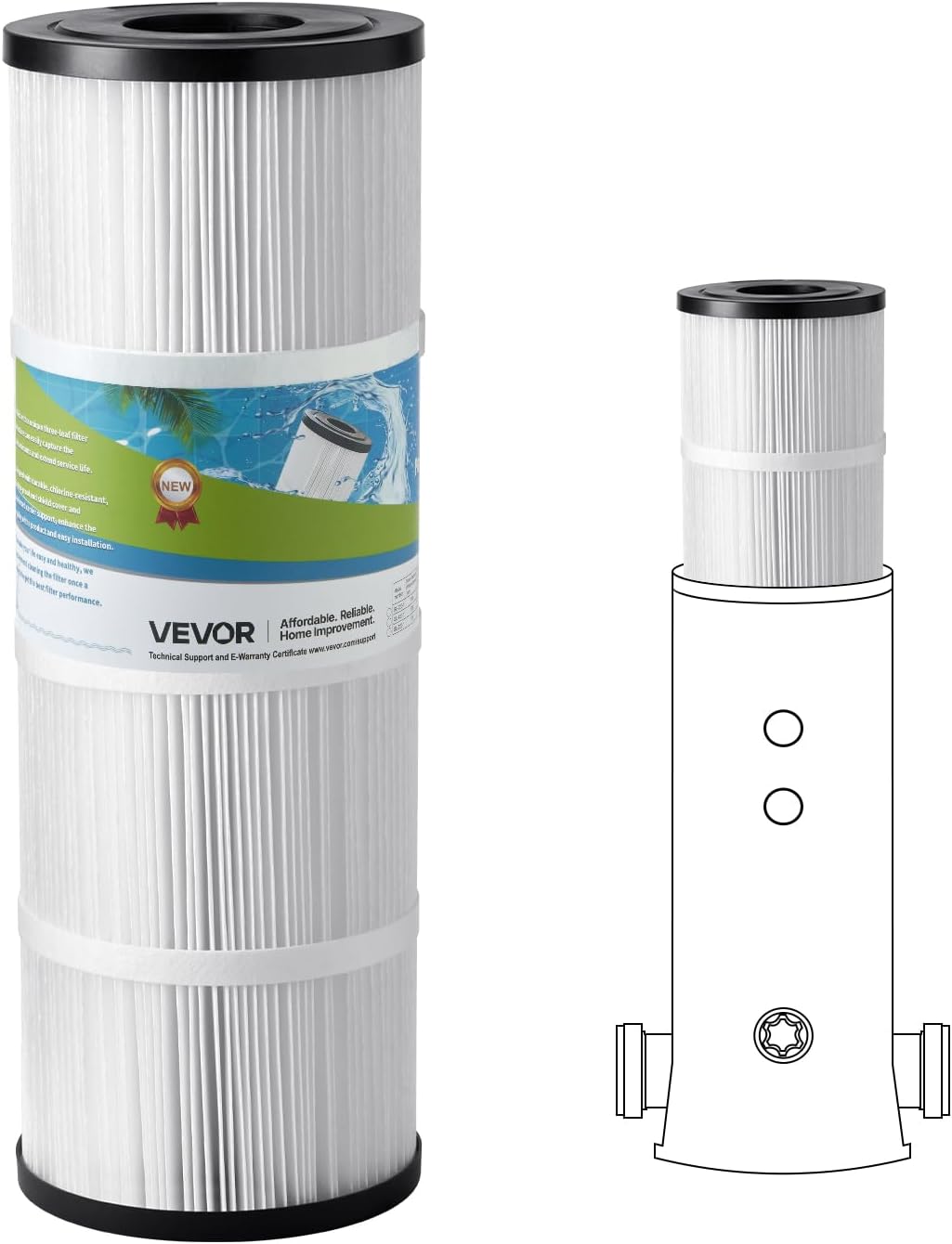 VEVOR Replacement Filter for Hayward C500, CX500-RE, PA50