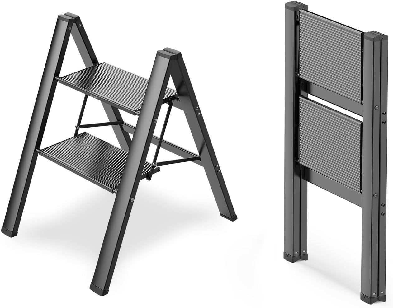 WOA WOA 2 Step Ladder - Lightweight, Foldable, Anti-Slip Design