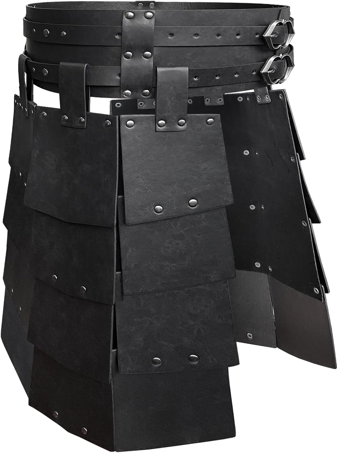 HiiFeuer Medieval Faux Leather Wide Belt Thigh Armor for LARP