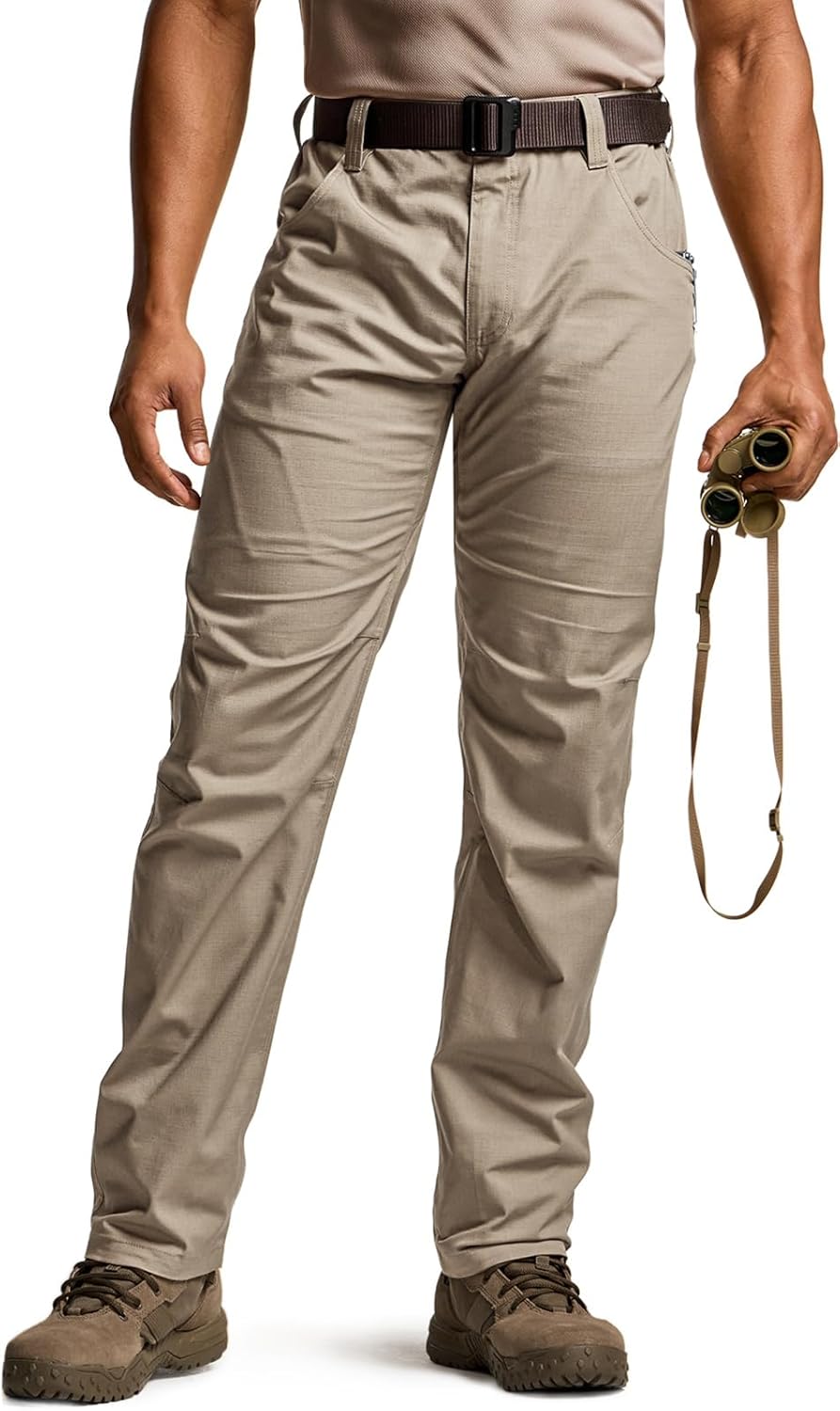 CQR Men's Utility Flex Cargo Pants for Tactical Comfort and Style