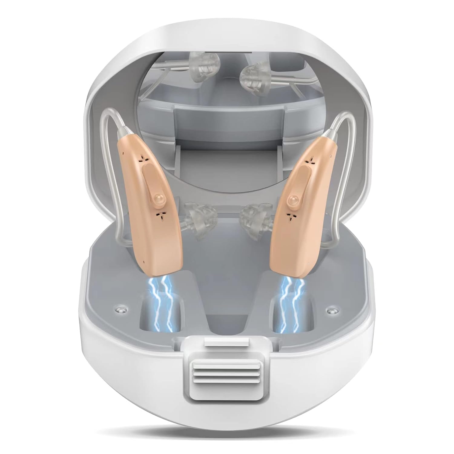 Rechargeable Hearing Aids for Seniors with Noise Cancelling
