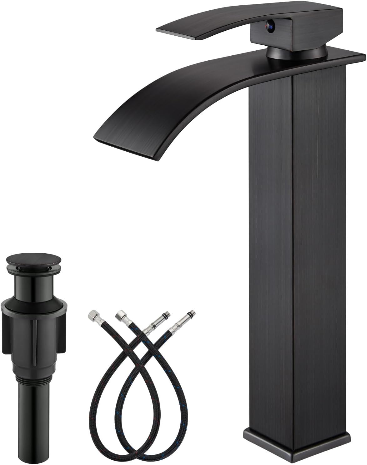 Gotonovo Waterfall Tall Bathroom Faucet for Modern Sinks