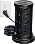 Extension Cord with Multiple Outlets Surge Protector Tower - 15-in-1